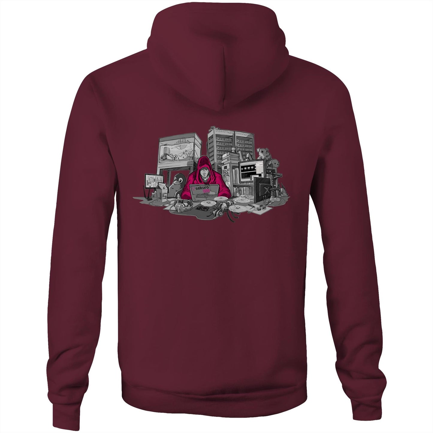 Sekuro Desk Hacker Redux - AS Colour Stencil Hoodie