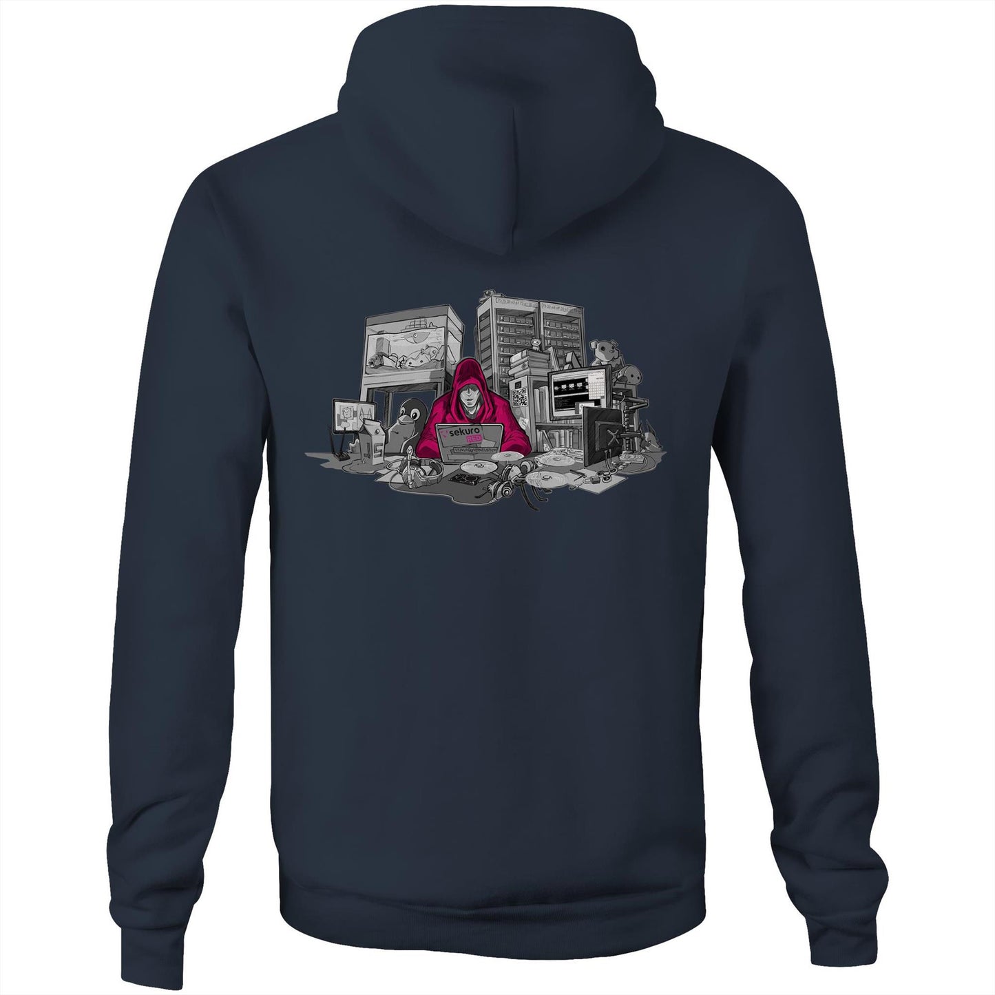 Sekuro Desk Hacker Redux - AS Colour Stencil Hoodie