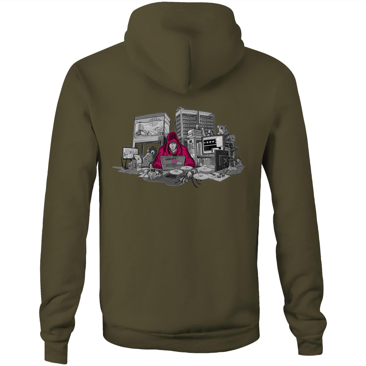 Sekuro Desk Hacker Redux - AS Colour Stencil Hoodie