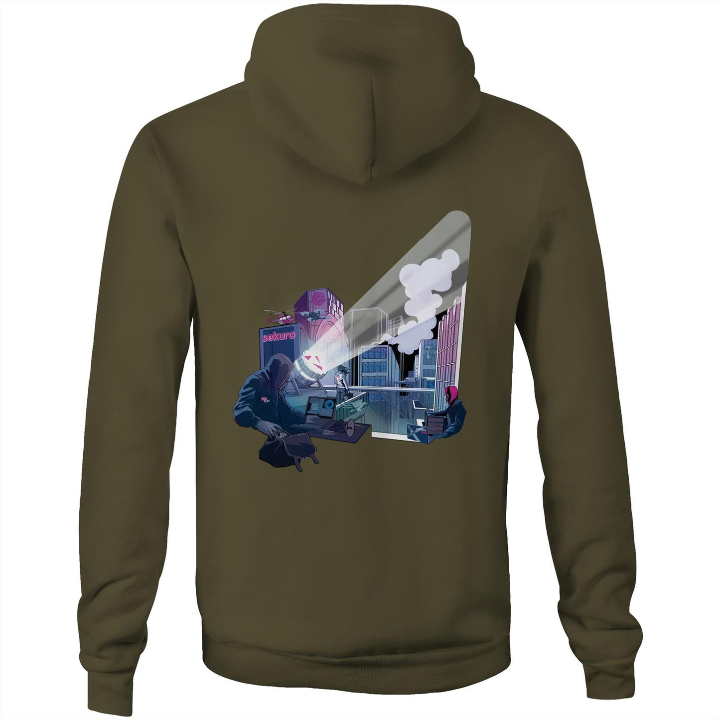 Sekuro City Sek-Signal - Autumn 2023 - Pocket Hoodie Sweatshirt